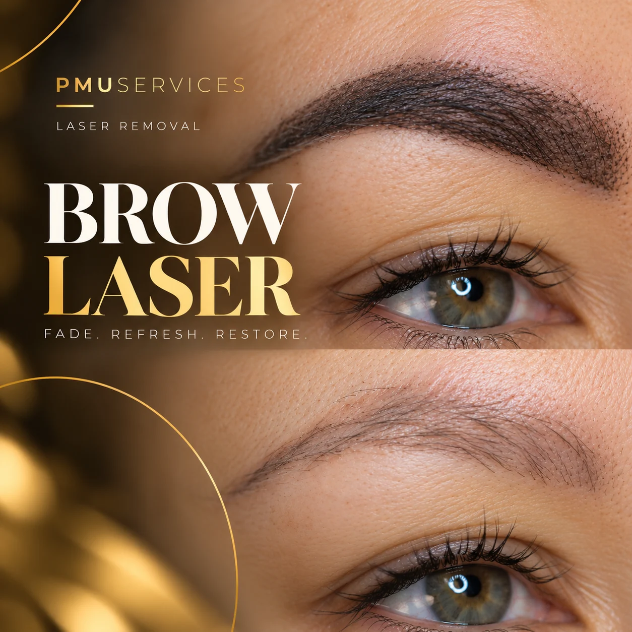 PMU Brows Laser Removal