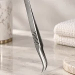 Curved Eyelash Tweezers