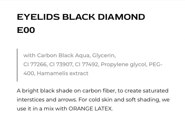 EYELINER Pigment BLACK DIAMOND E00 - Image 2