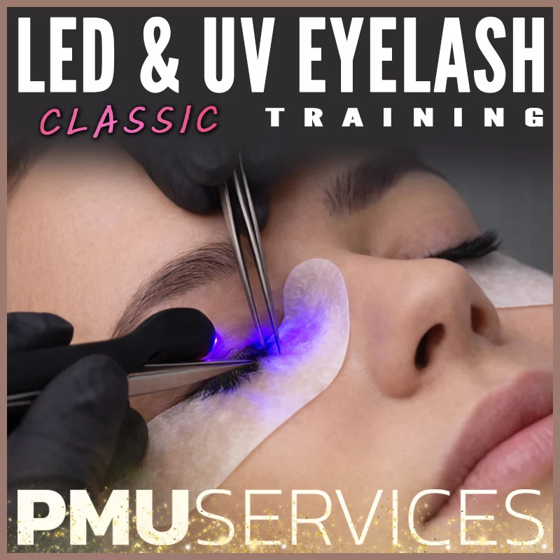 classic LED & UV eyelash extension training in wolverhampton